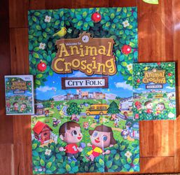 instante sí mismo guitarra Animal Crossing City Folk with Strategy Guide & Poster for Sale in Houston,  TX - OfferUp
