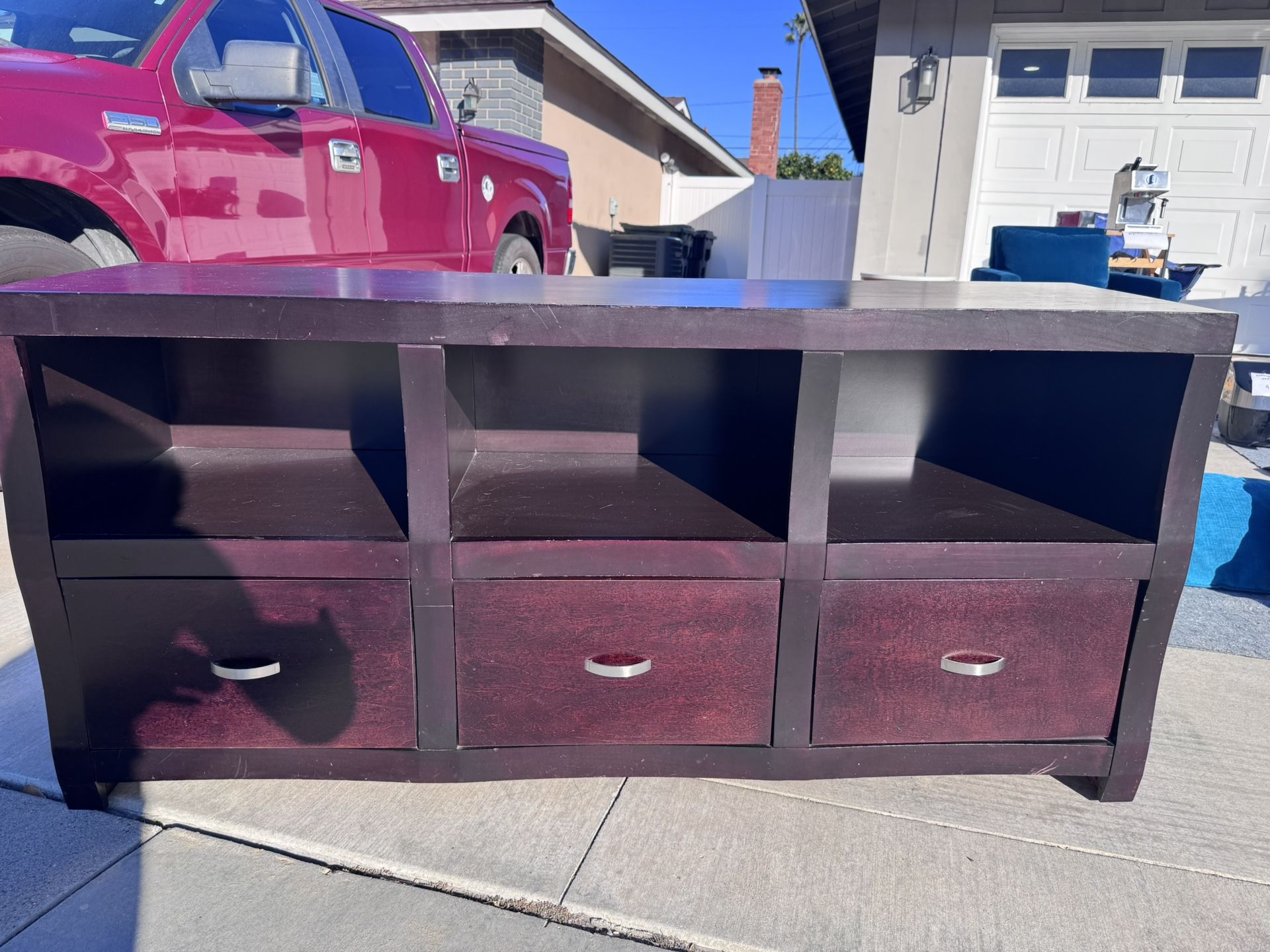 Entertainment Center, Dark Wood