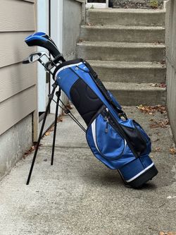 JXR junior golf set with matching stand bag