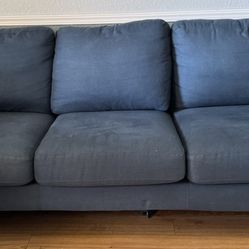 Blue denim Couch