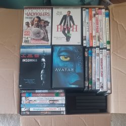 Lot of 130+ Mystery, Romance, Comedy, Horror, Drama DVD's- All In Orig Cases