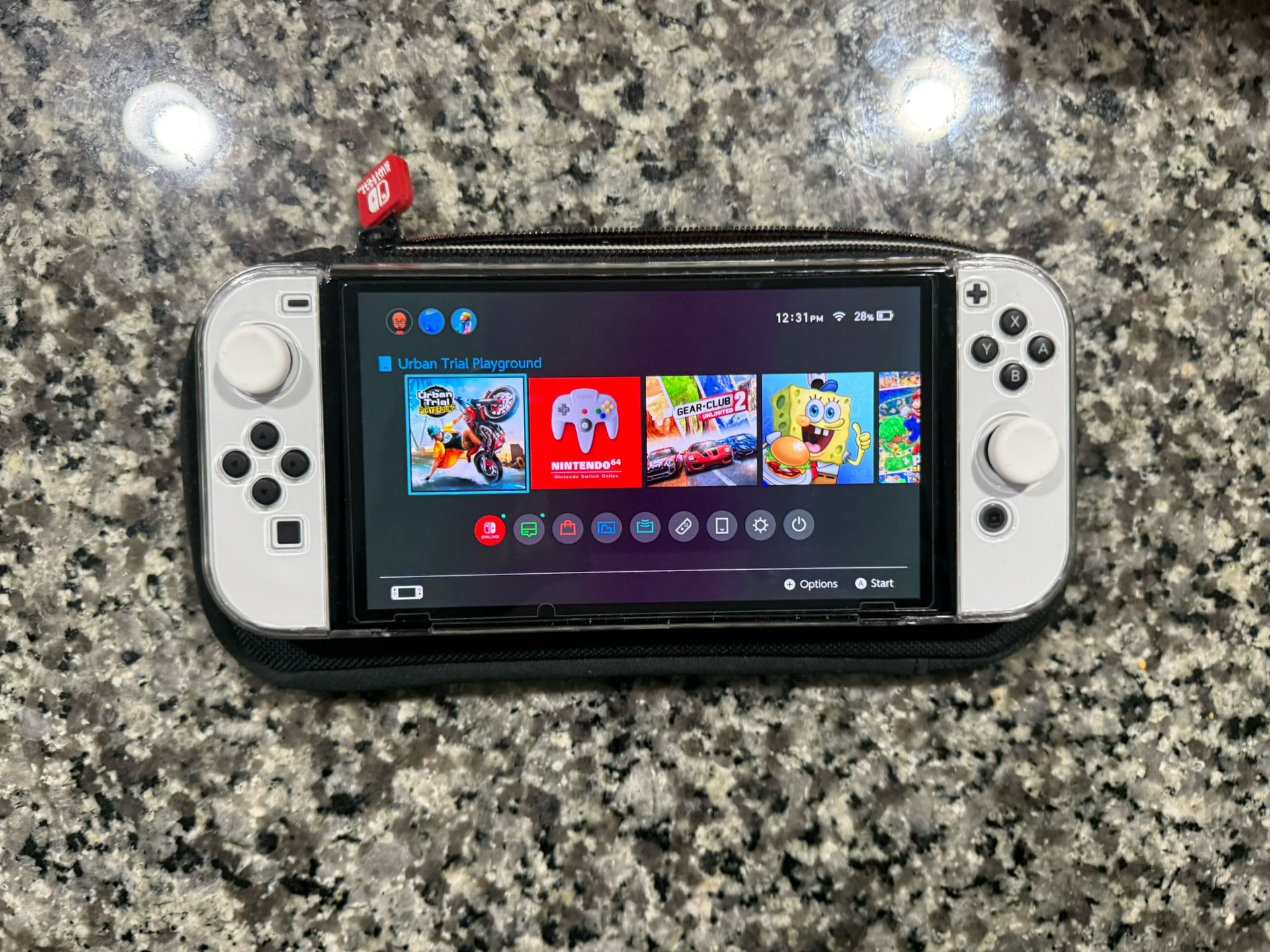 Nintendo Switch OLED Model HEG-001 Handheld Console - White
