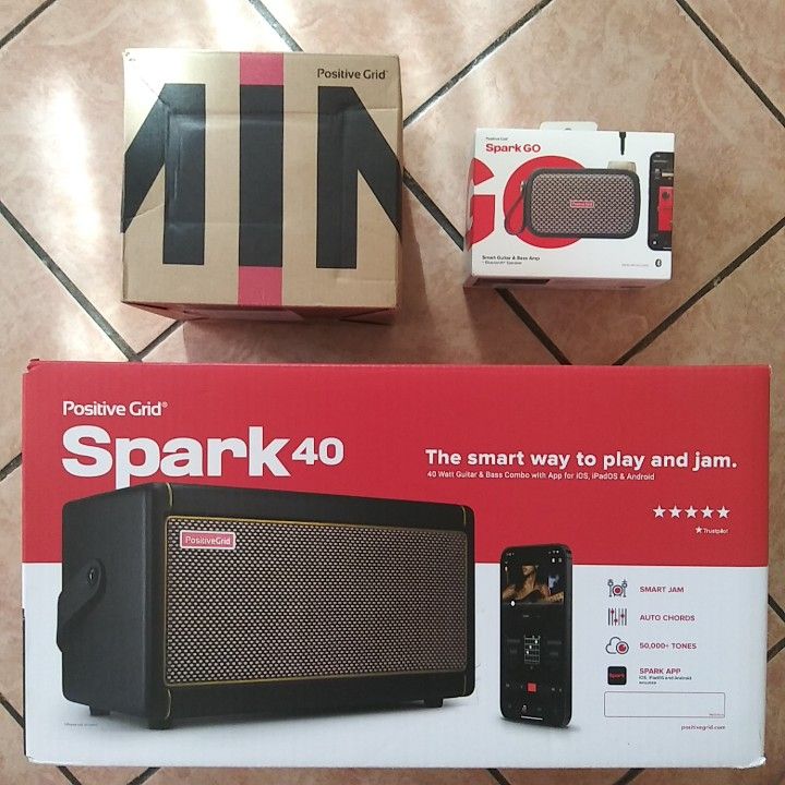 Brand New Positive Grid Spark Smart Guitar Amp and Bluetooth Speaker