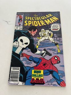 The Spectacular Spiderman #143 The Punisher Apperance 1988, Newsstand, Mark Jewelers, Low Grade VG