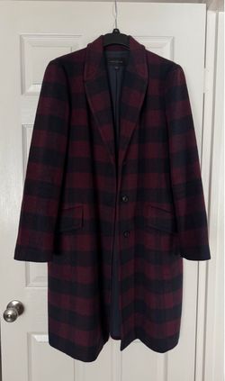 Ann Taylor factory plaid coat