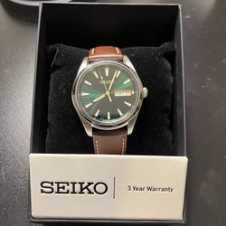 Seiko Essentials Green Sunray Dial Men’s Quartz Watch