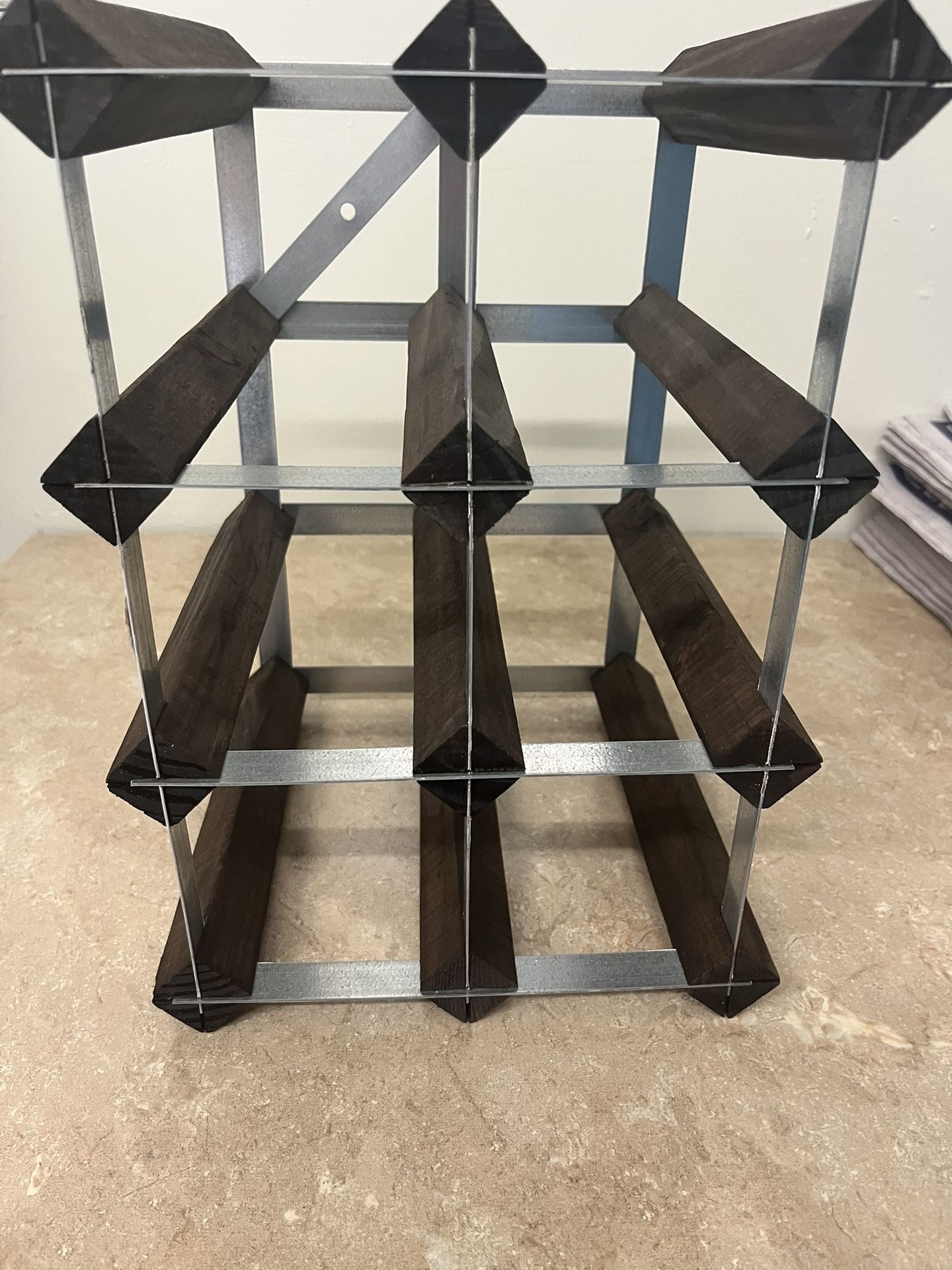Farmhouse decor, wine rack