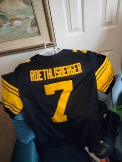 Pittsburgh Steelers Roethlisberger #7 On Field Football Jersey