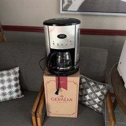 Like New Gevalia CM500 12 Cup Stainless Steel Drip Coffee Maker Programmable Auto