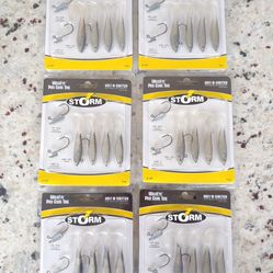 STORM WILDEYE PRO CURL TAIL BAIT-N-SWITCH - Glass Minnow - 6 Packs - Fishing Lures