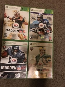 Xbox 360/madden games