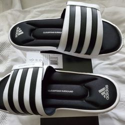 Adidas Sandals Mens Superstar 3G Slides White Adjustable Open Toe