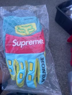 Supreme x Fox Racing Honda Motocross Gloves