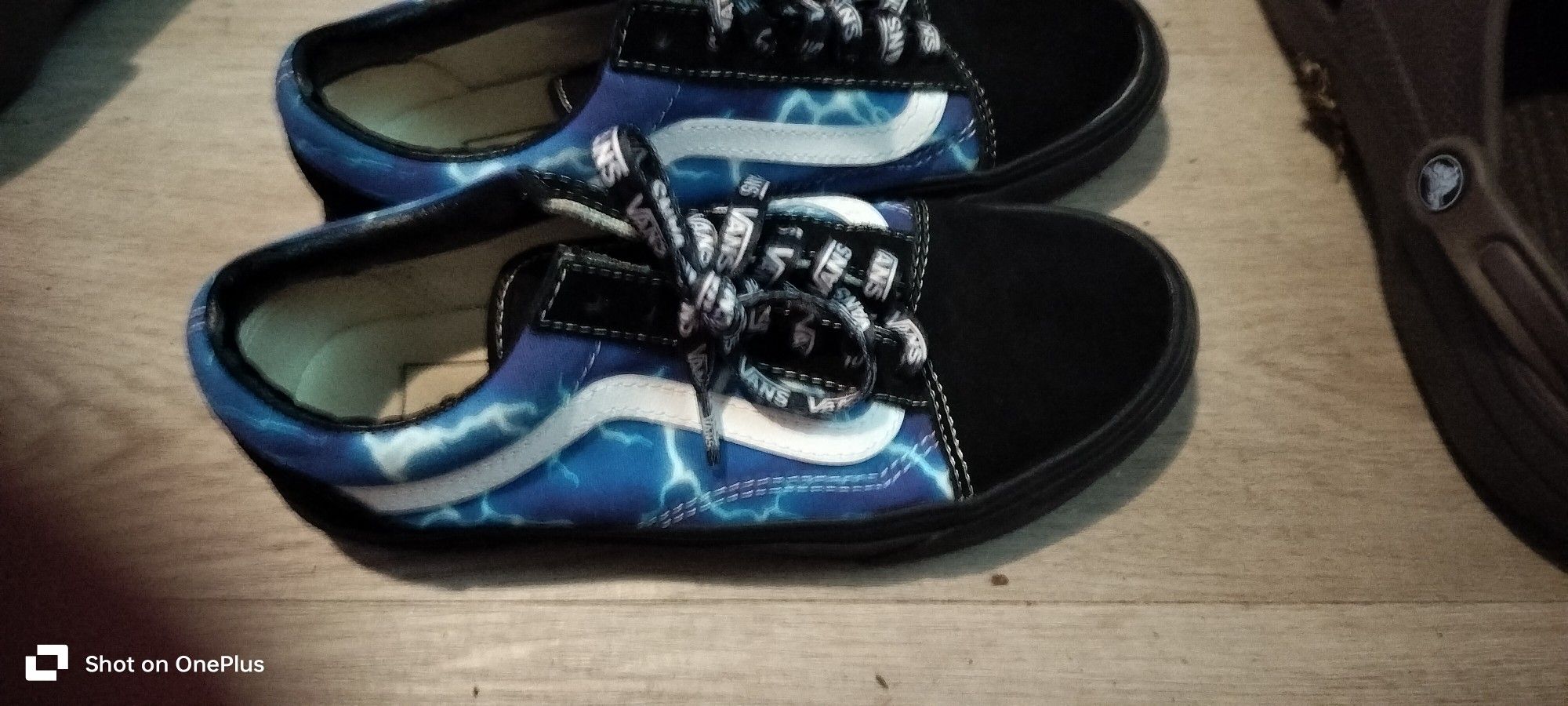 Vans Off The Wall Old Skool Lightning Sneakers Man Size 5 Women's 6.5