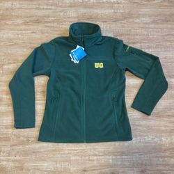 Brand New Women’s Columbia University of Oregon Fleece Zip-Up 