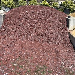 Red Lava Rock - Yard