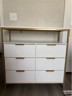 White dresser