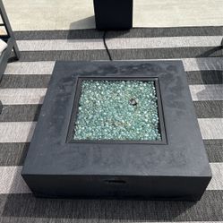 Outdoor Gas Fire Table & Side Table 40 x 40