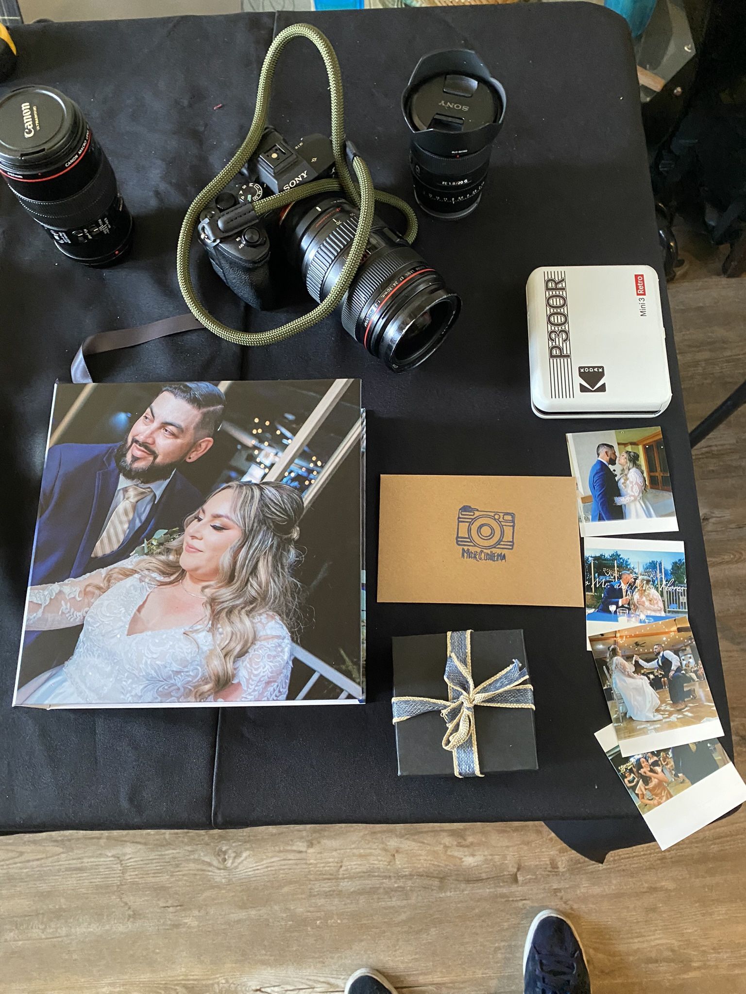 Wooden Usb With Your Wedding Day Video and photos . 32gigs. You can send me footage or photos. -David Wedding photographer and videographer.
