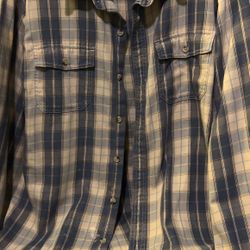 Bass Men’s Button Down Long Sleeve Shirt Size XL