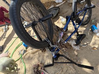 Blue BMX Bike