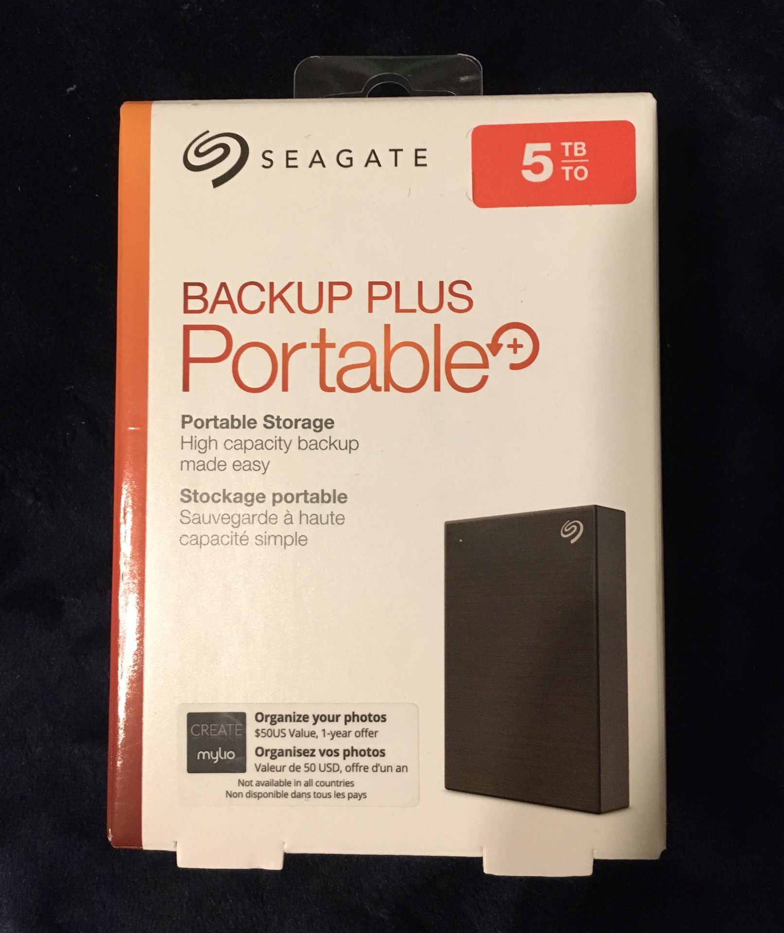 Seagate Backup Plus 5TB Hard Drive