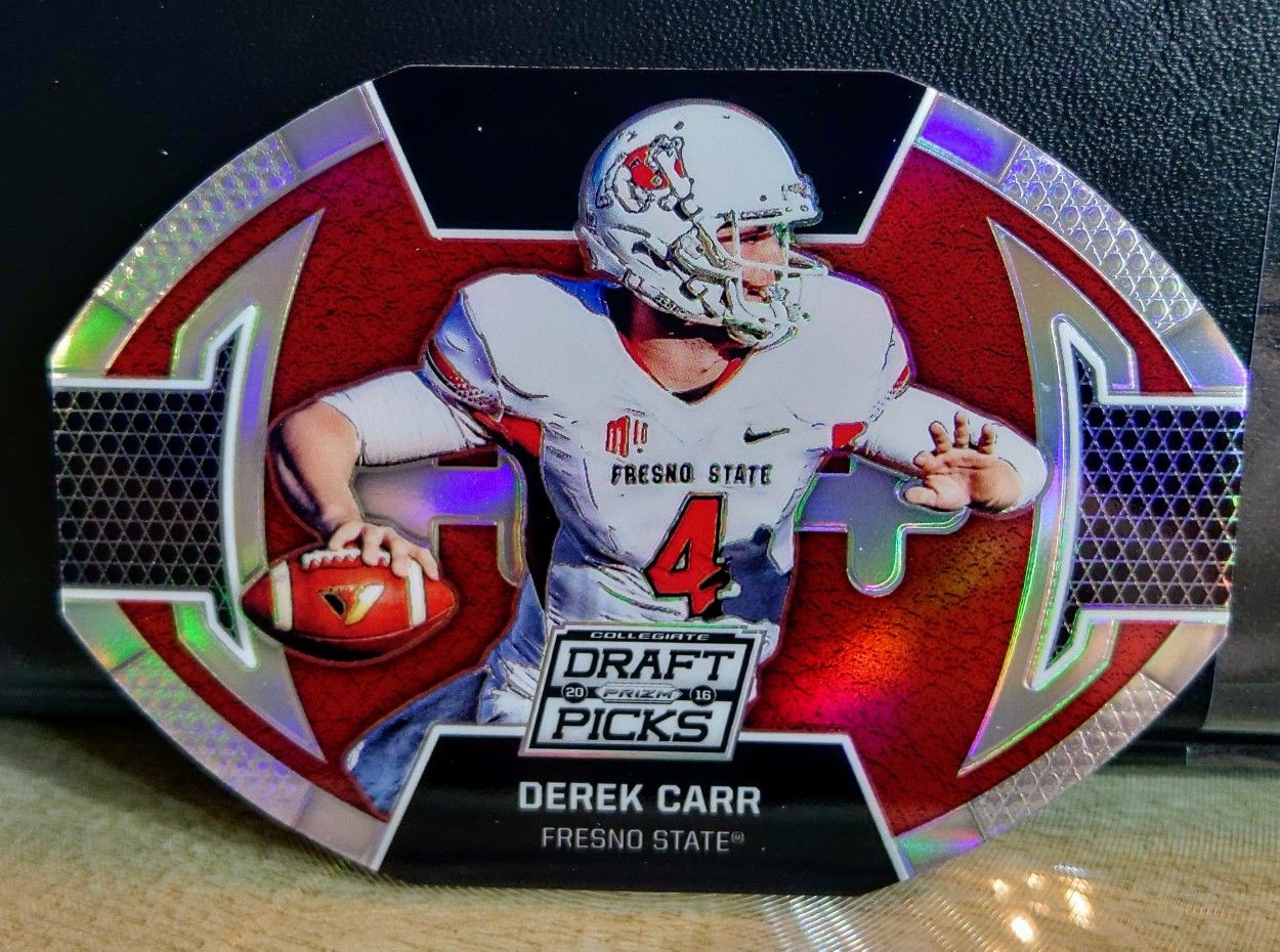 Derek Carr - 2016 Panini Prizm die-cut