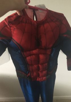 Spyderman costume without the mask