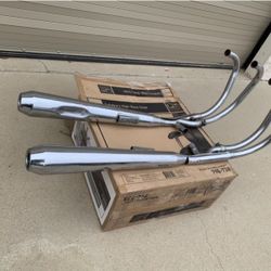 1978 Kawasaki KZ 1000 OEM stock factory original exhaust system with less than 500 miles