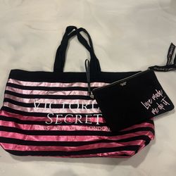 Brand New Victoria secret Bag & Makeup Bag