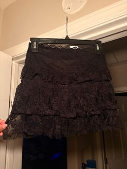Ruffled Lace Skirt & Top SET