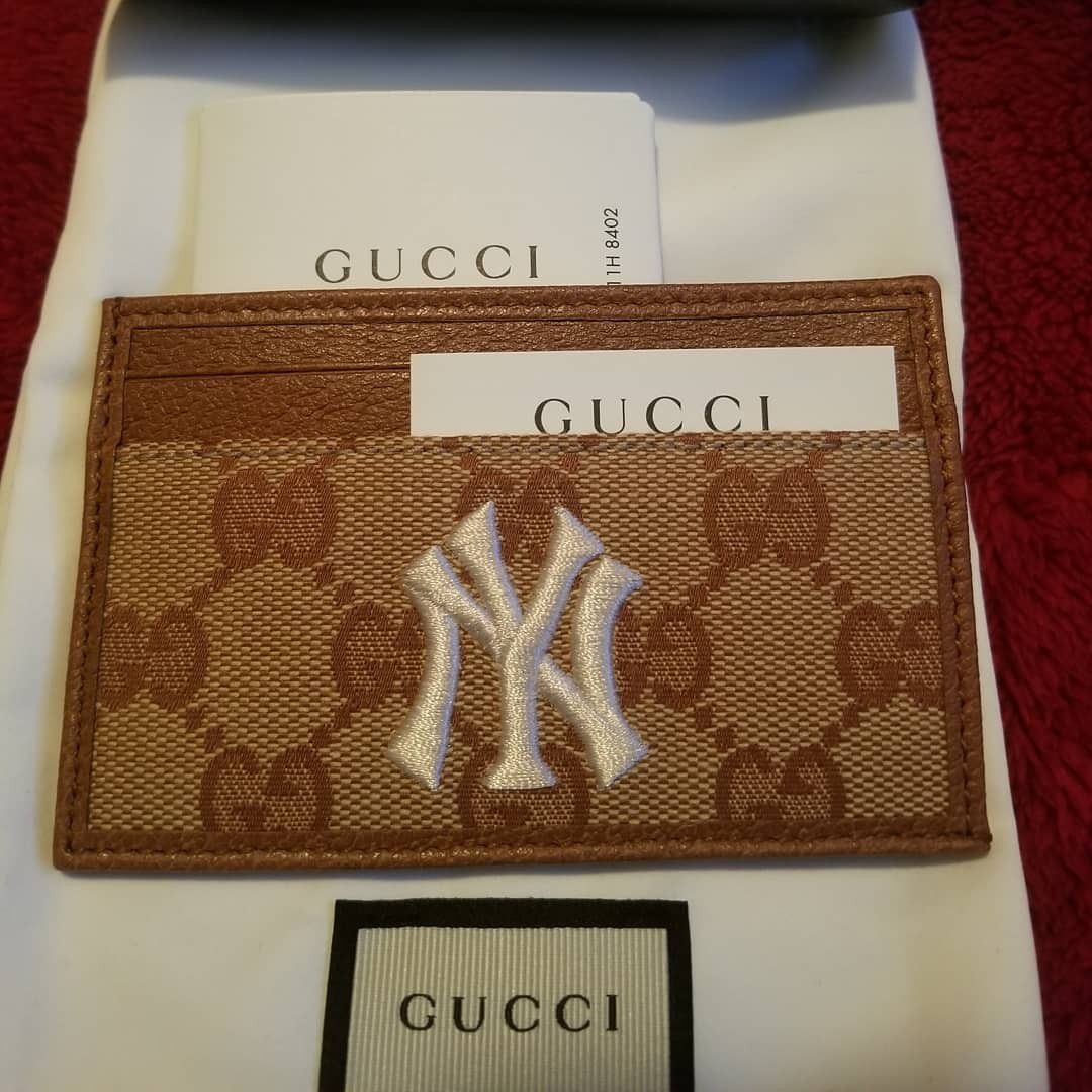 100% authentic Gucci New York Yankees wallet