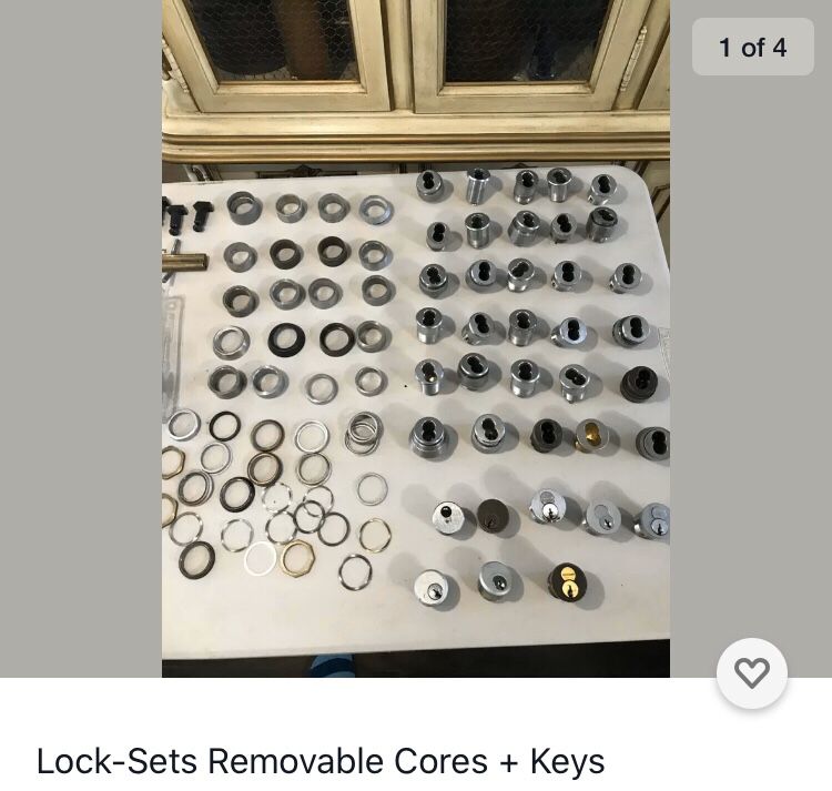 Best removable lock set + keys