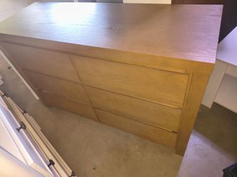 6-Drawer Wood Dresser