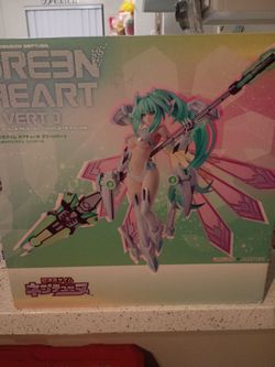 Anime ,green heart