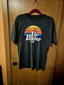 Dr Pepper Tee T-Shirt Grey Large 