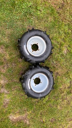 AT18x9-8 sand tires and rims ( tires almost  new) make ofer