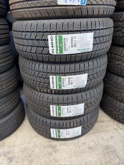 245/60/18 Kumho HT52 4 new tires mounted and balanced included