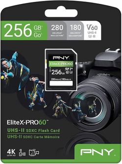 PNY 256GB EliteX-PRO60 UHS-II SD Card 💾📸