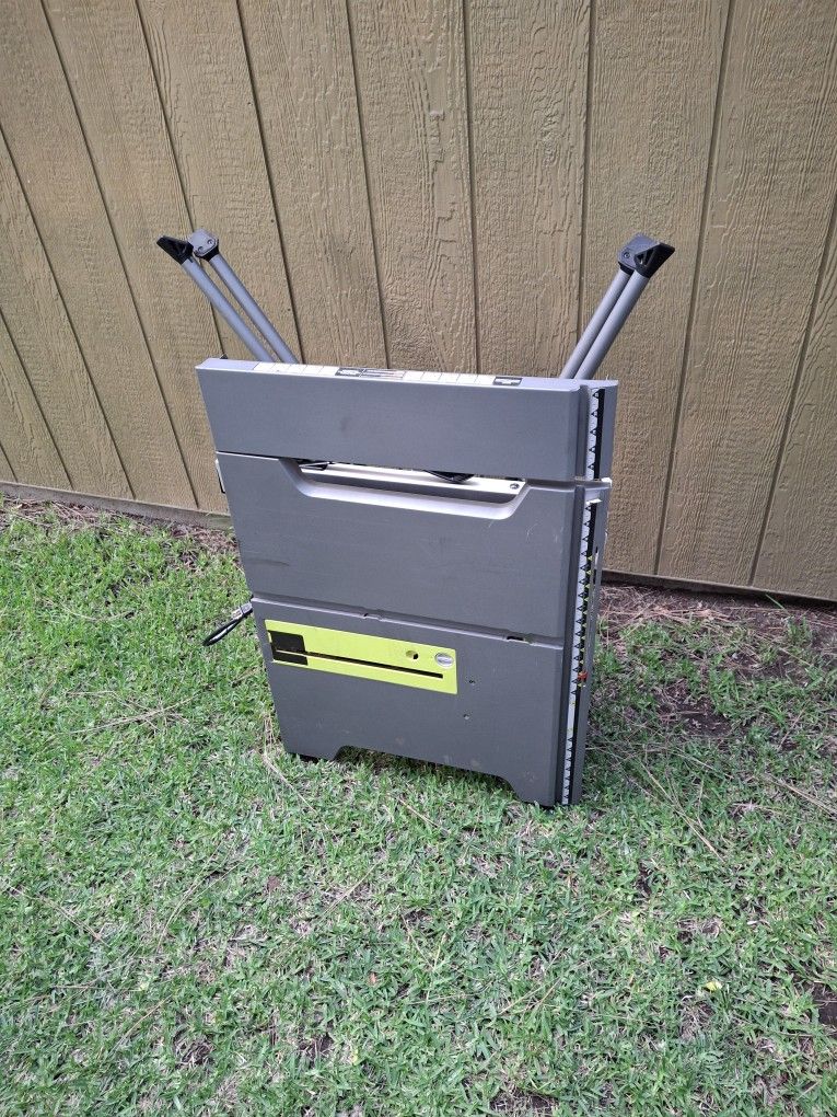 Ryobi Tablesaw On Stand Exellent Condition Firm
