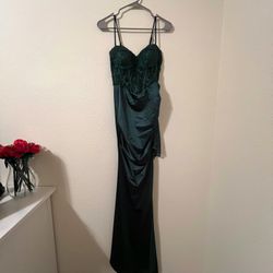 Juniors’ Lace Corset Gown, Created For Macys 