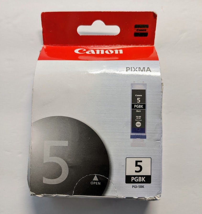 Canon PGI-5 BK 0628B005 Ink Cartridge NEW
