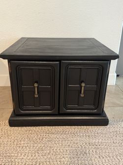 Side table +storage