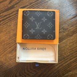 Louis Vuitton Black Grey Wallet