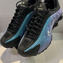 NIKE SHOX R4 SAPPHIRE PENCIL POINT BLACK”