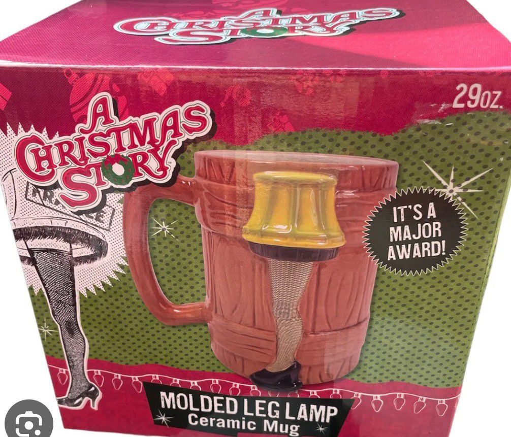 🎄✨Christmas Sale/ A Christmas Story Molded Leg Lamp Ceramic Mug✨🎄 