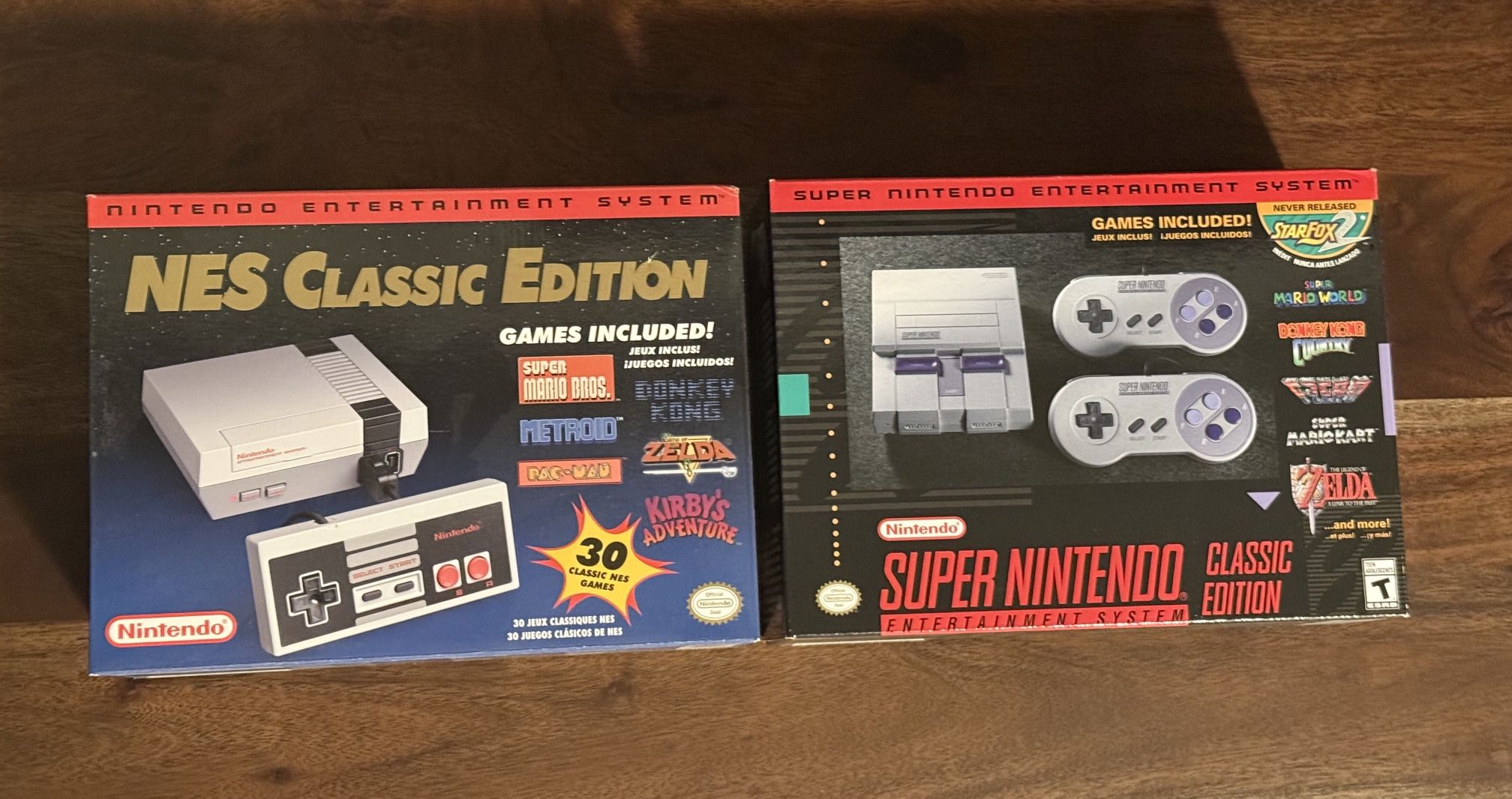 Nintendo NES Classic Edition / Super Nintendo Classic Edition – NEW!