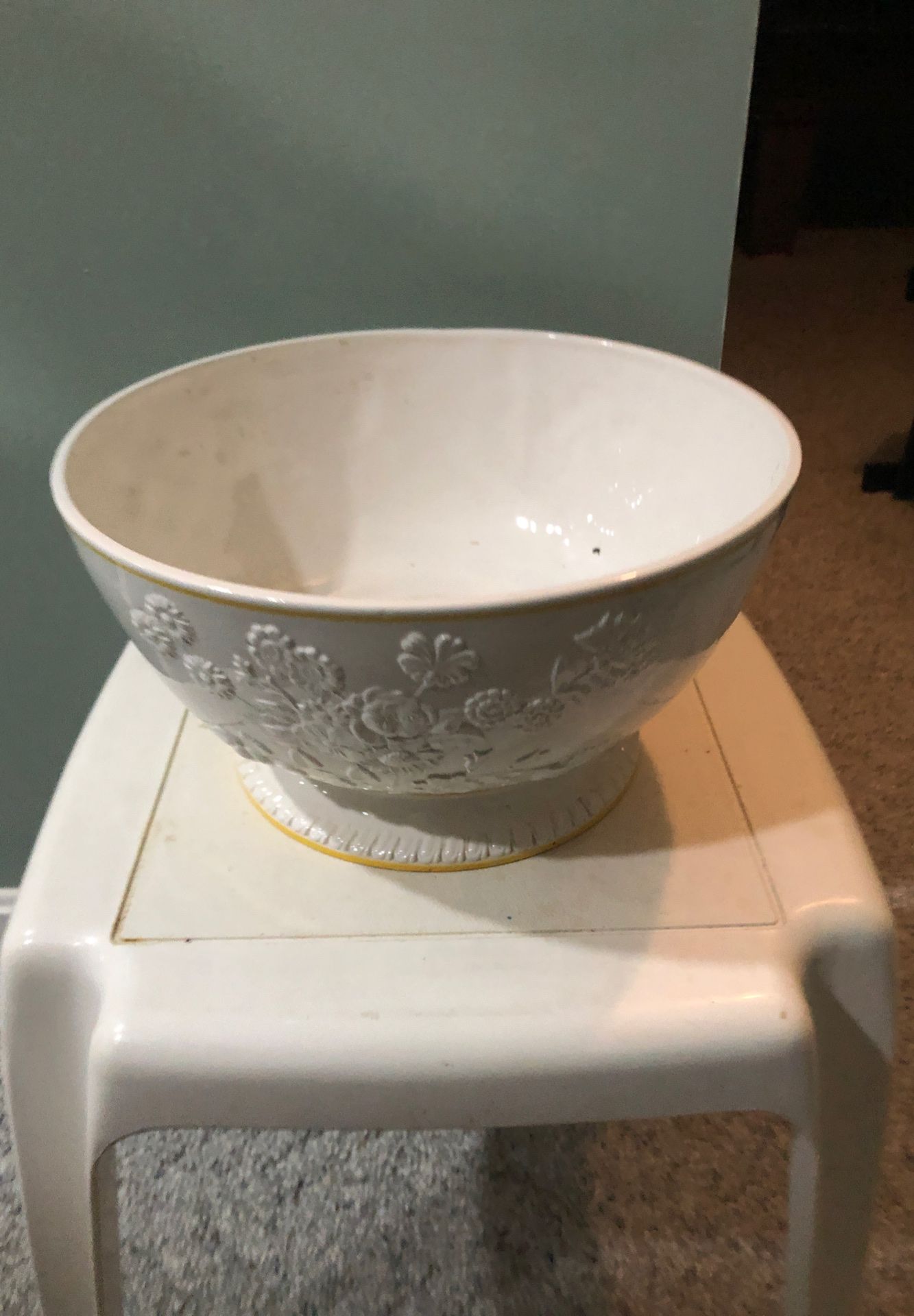 Large Italian Bowl- great for Punch or salad 13”w 7” tall- $10