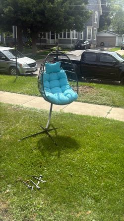 Metal swing