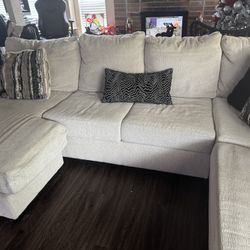 White Sectional 